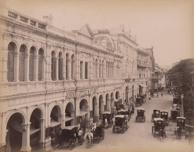 然利直百货公司的店面，1890年代